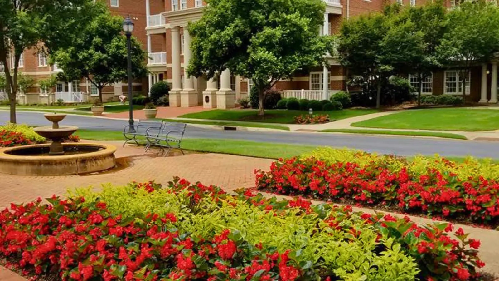 commercial landscape beds