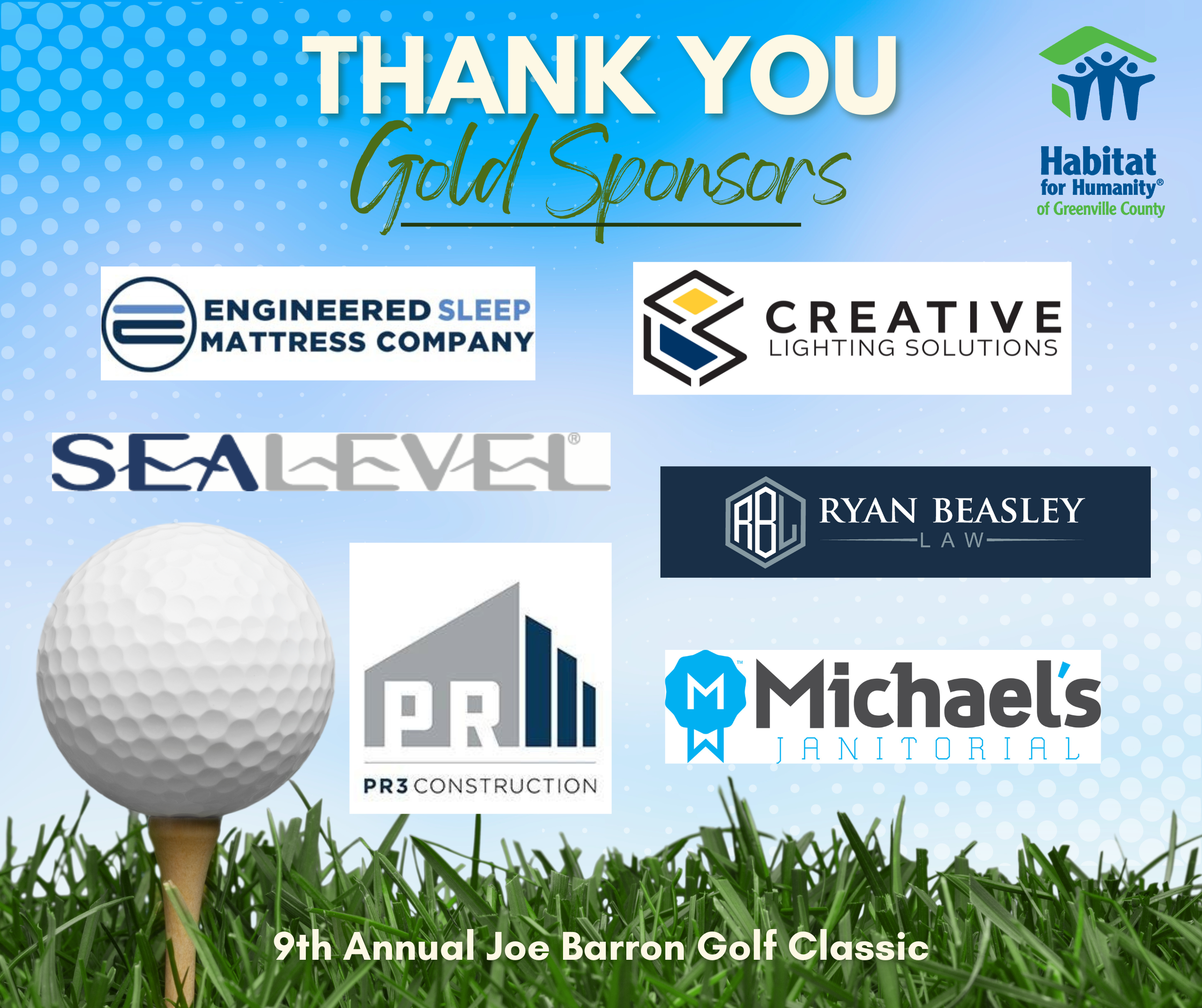 Great Support for the Joe Barron Golf Classic